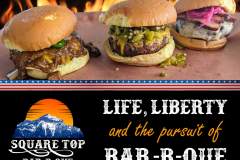 Square Top BBQ 4th of July