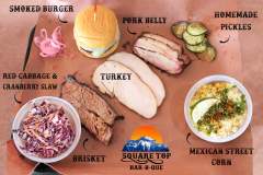 Square Top BBQ Tray