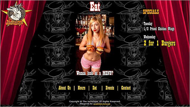 Jackalope-Menu-Page