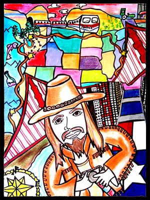 Countrystarr Art - Harmonica Vacation